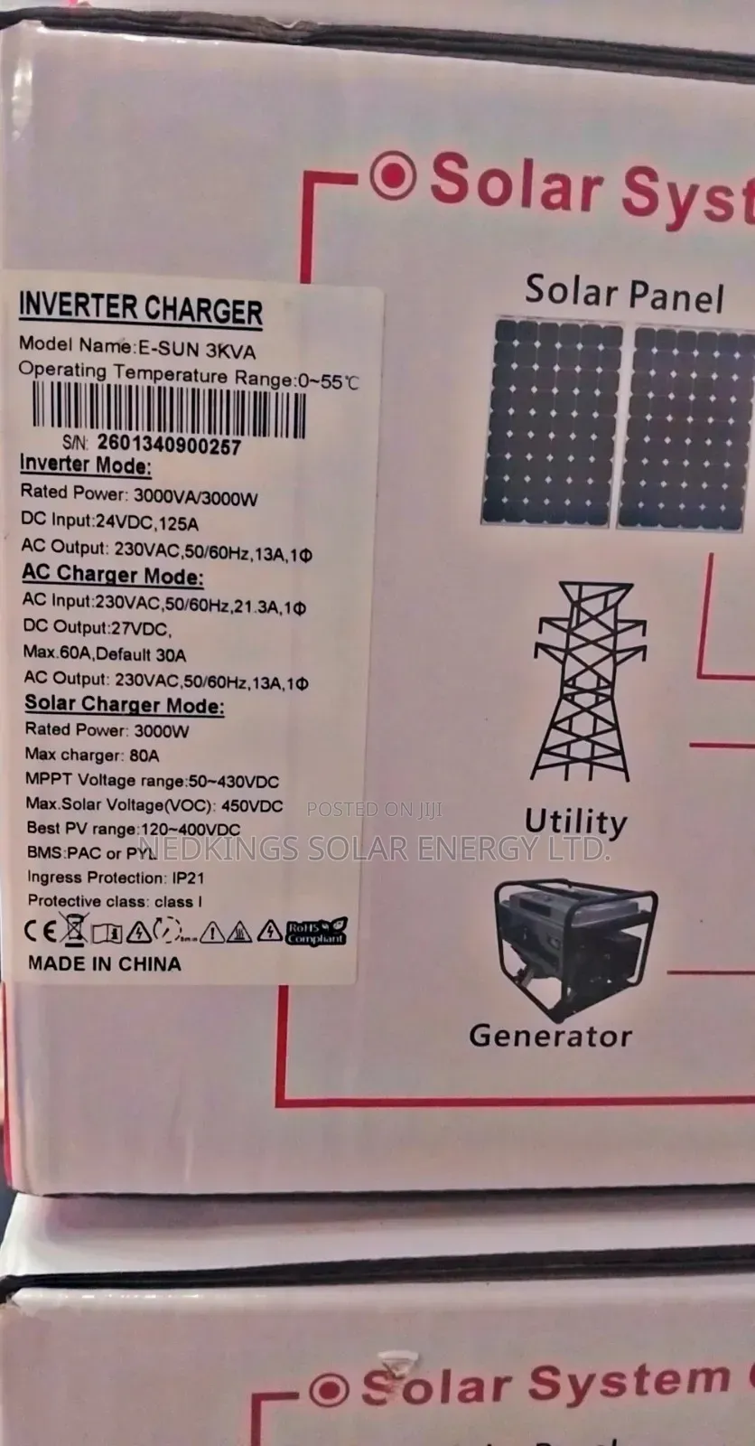 Sako 3kva 24v Hybrid Inverter