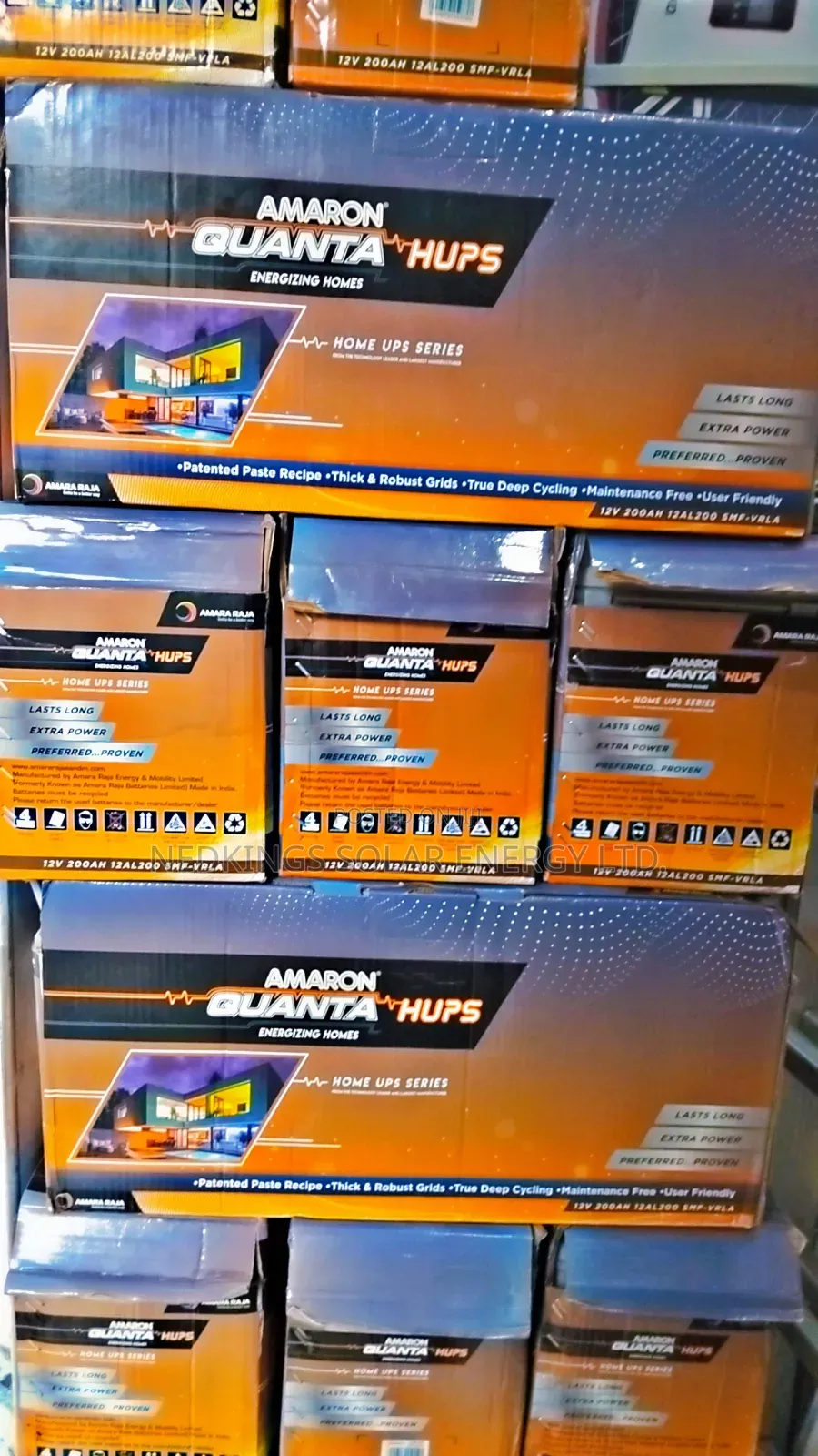 200ah 12v Amaron Quanta Dry Cell Battery