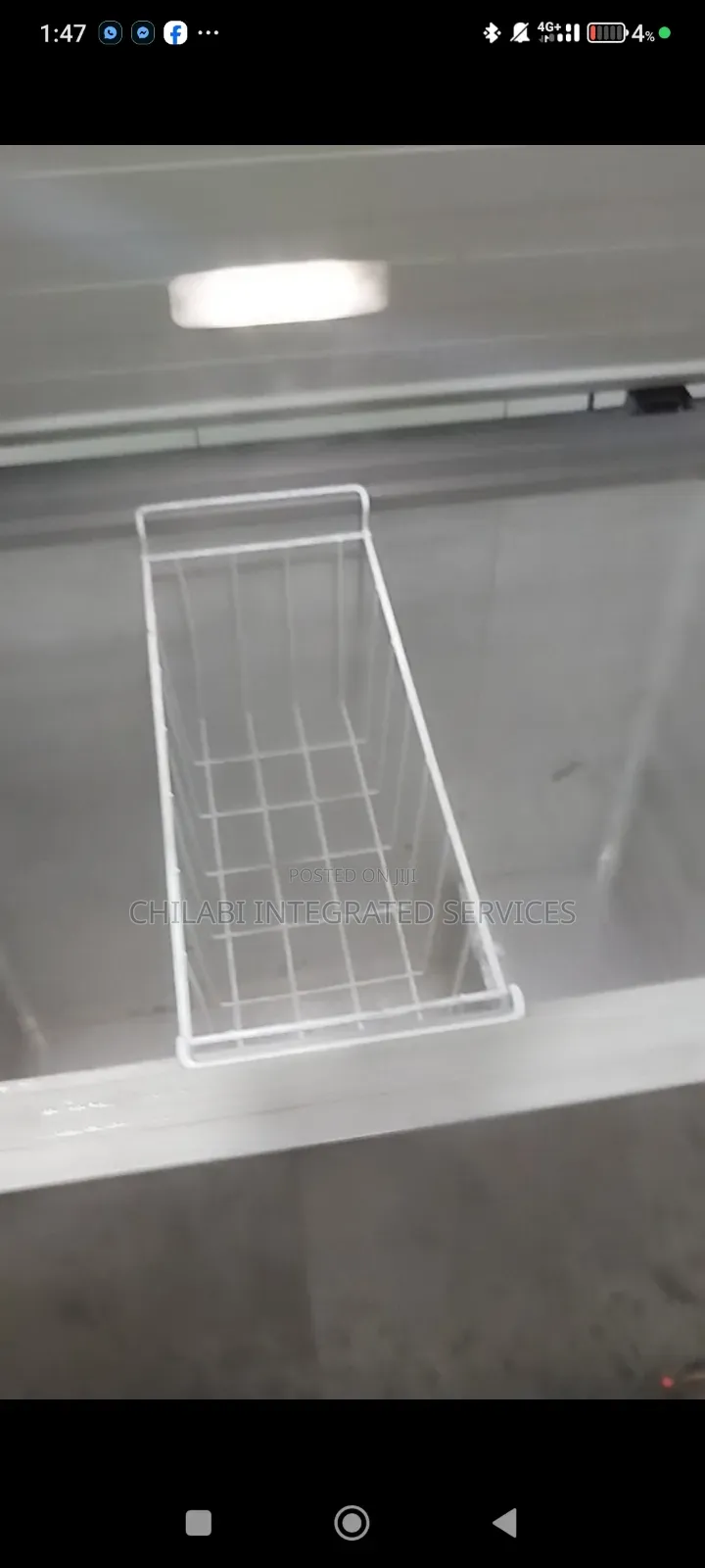 2 Months Old Semi-New Hisense Low Voltage Clean Freezer 3ft 3 Layers