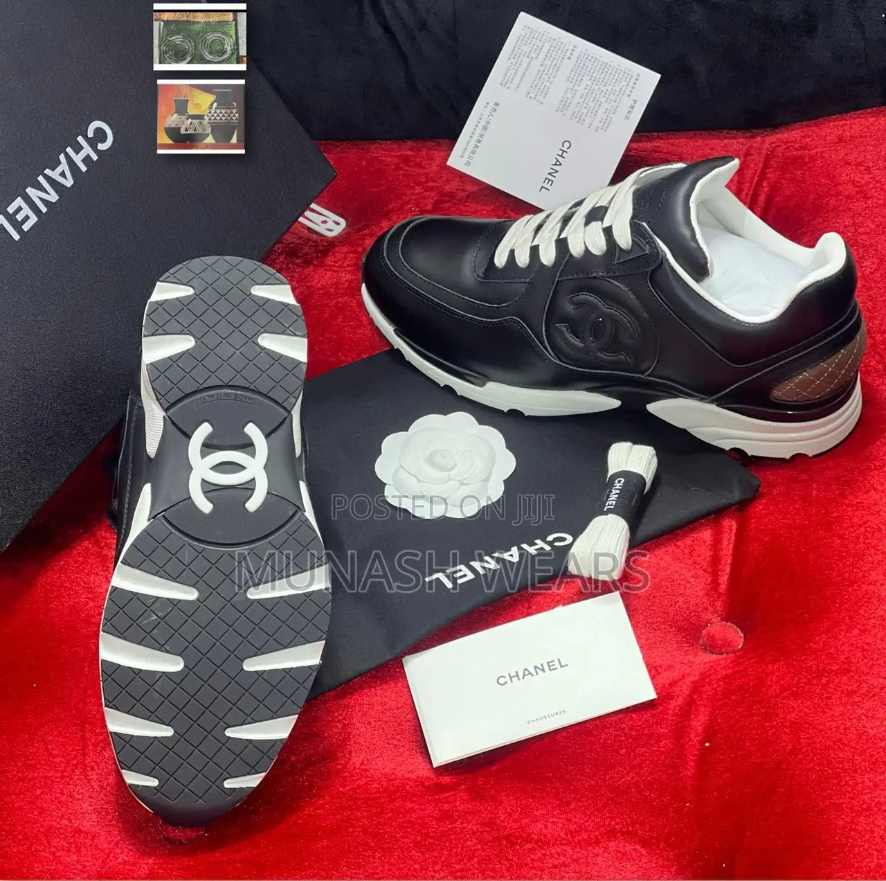 Channel Leather Sneakers 40-46 Available