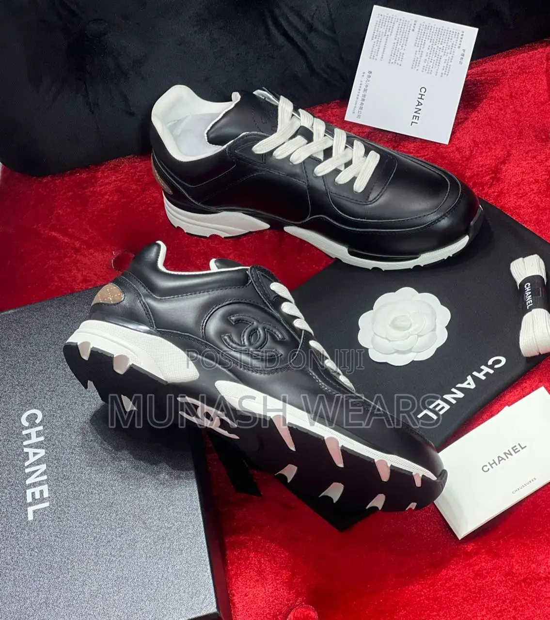 Channel Leather Sneakers 40-46 Available