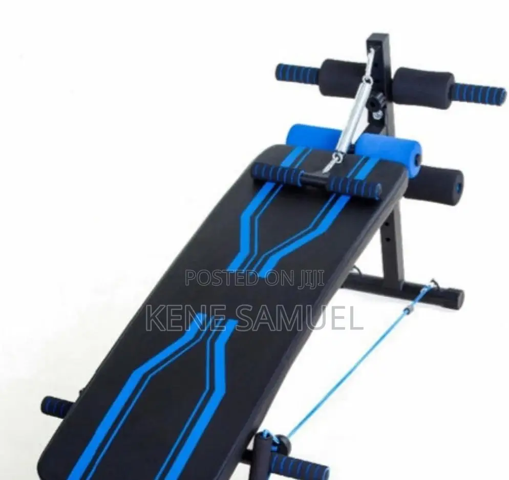 Tummy Trimmer Sit-Up Bench With Rope Spring