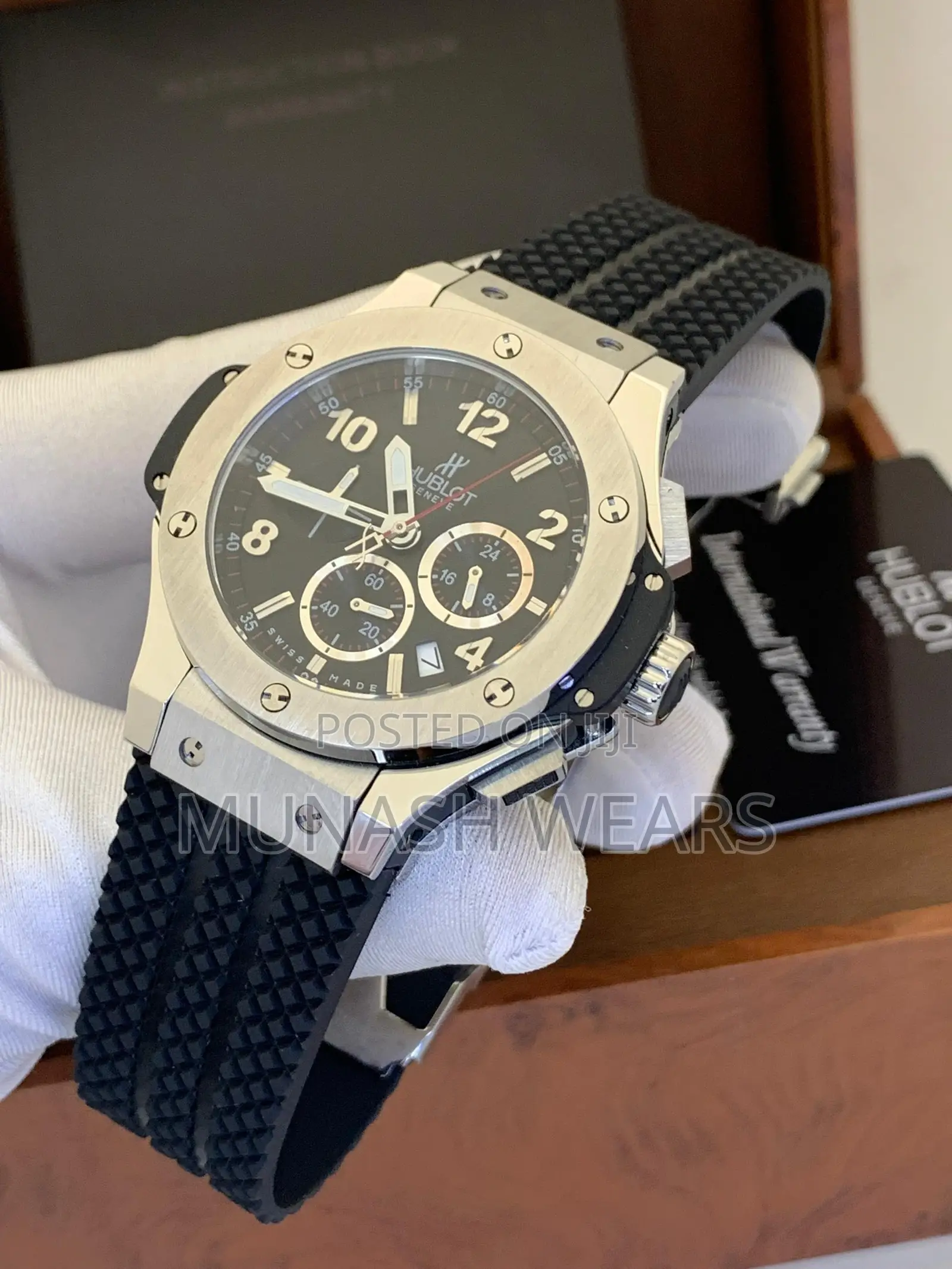 Hublot Rubber Strap Wristwatch