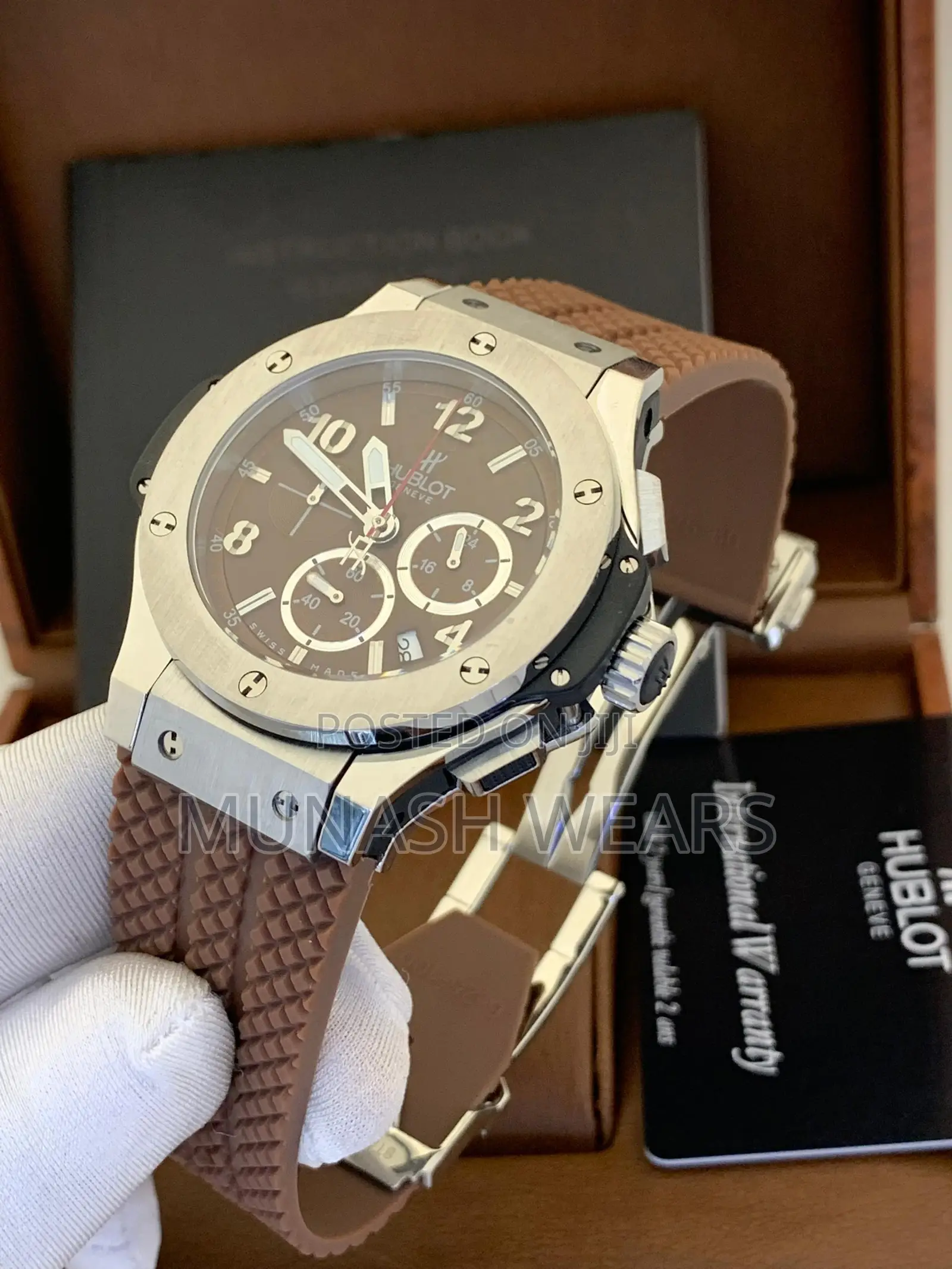 Hublot Rubber Strap Wristwatch