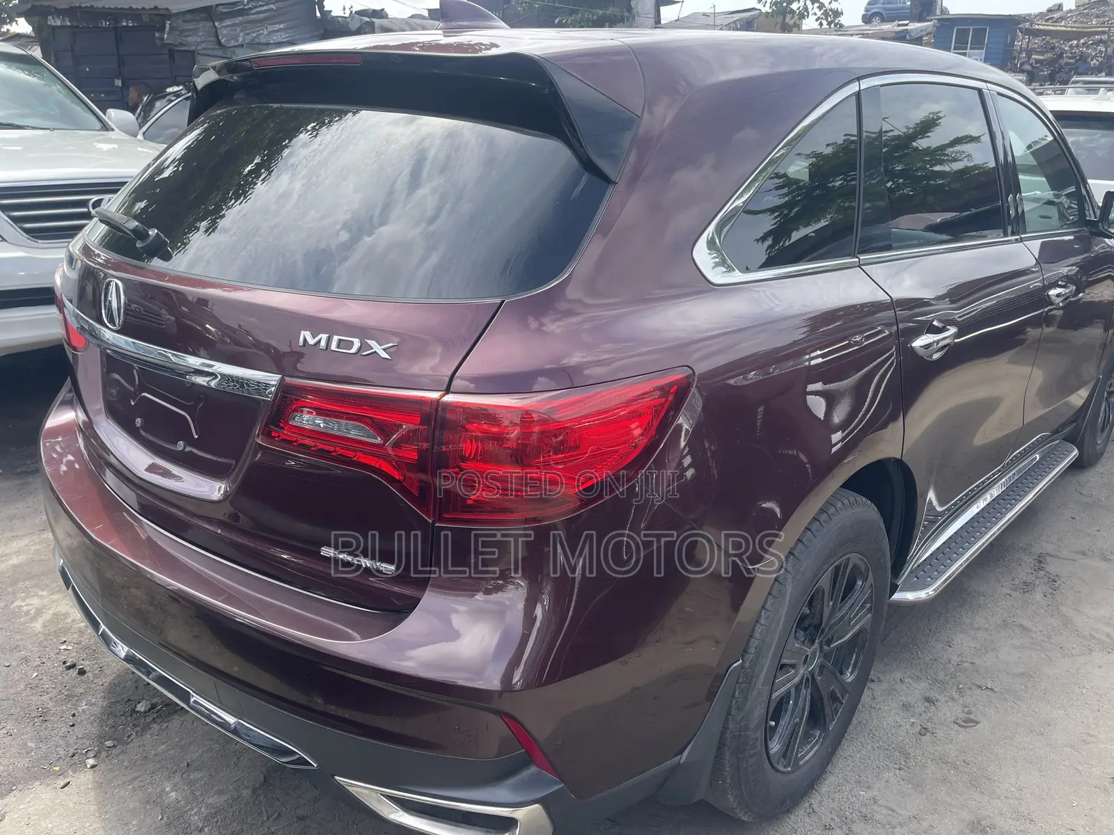 Acura MDX w/Advance & Ent. Pkgs SH-AWD 2017 Burgundy