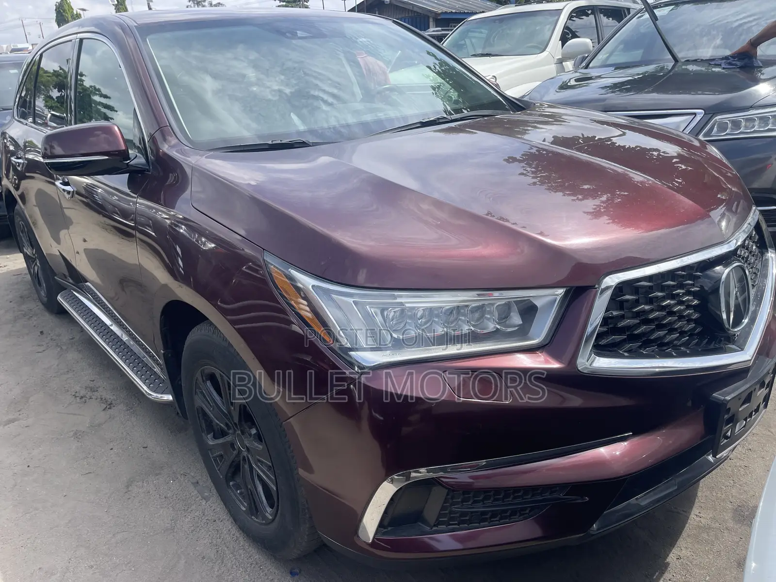 Acura MDX w/Advance & Ent. Pkgs SH-AWD 2017 Burgundy