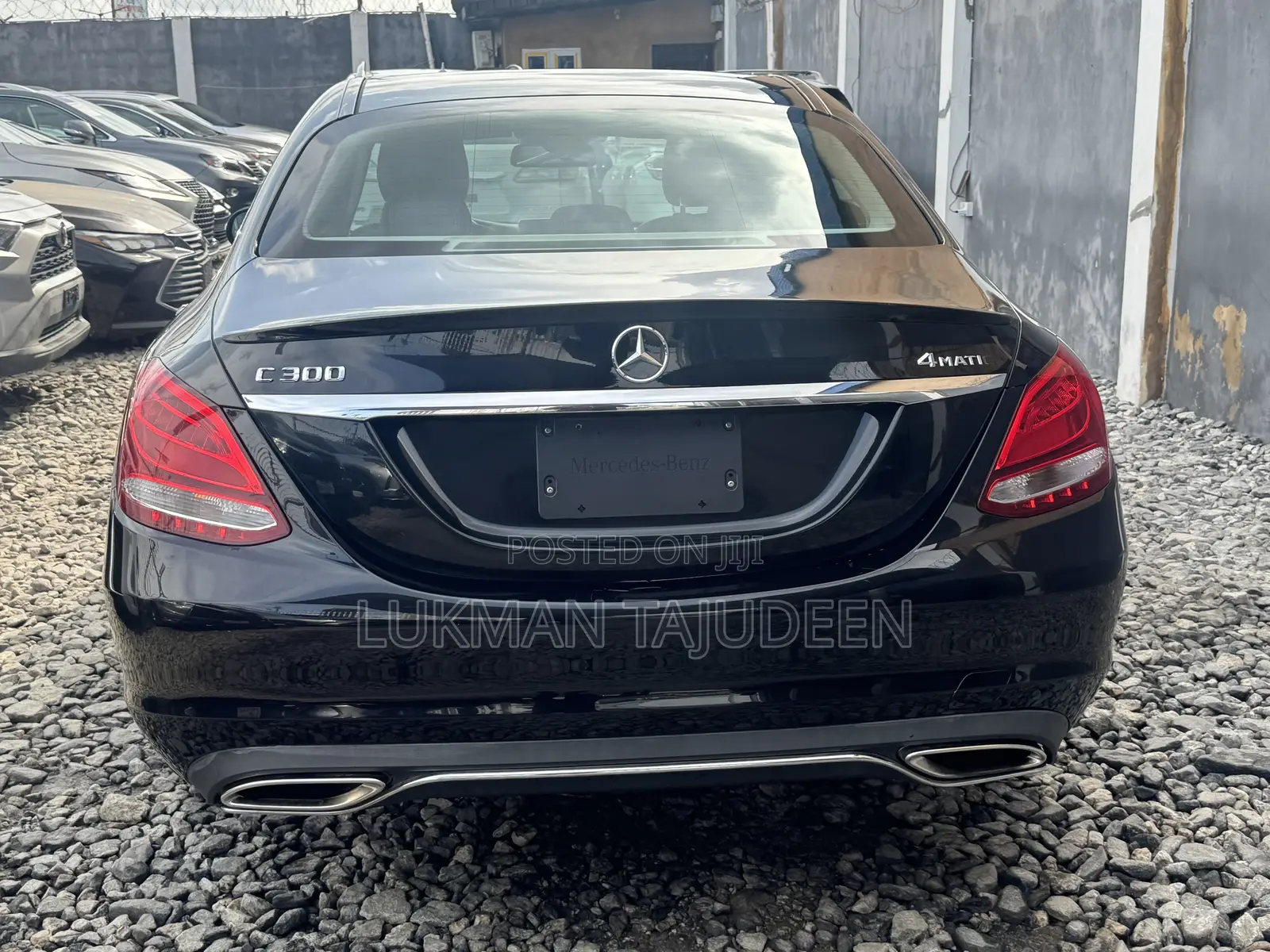 Mercedes-Benz C300 Sport 4Matic Sedan AWD (2.0L 4cyll 7A) 2016 Black