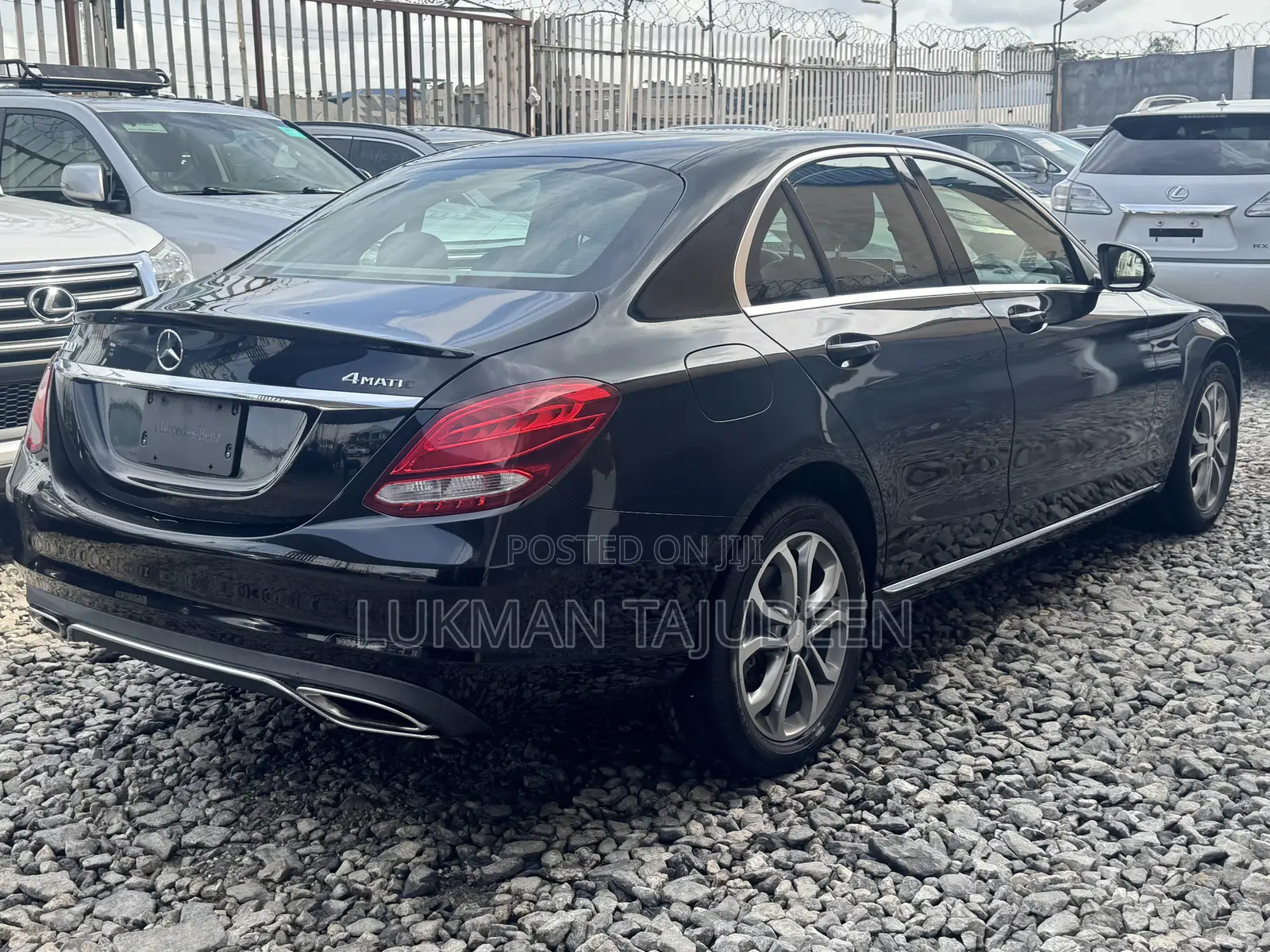 Mercedes-Benz C300 Sport 4Matic Sedan AWD (2.0L 4cyll 7A) 2016 Black