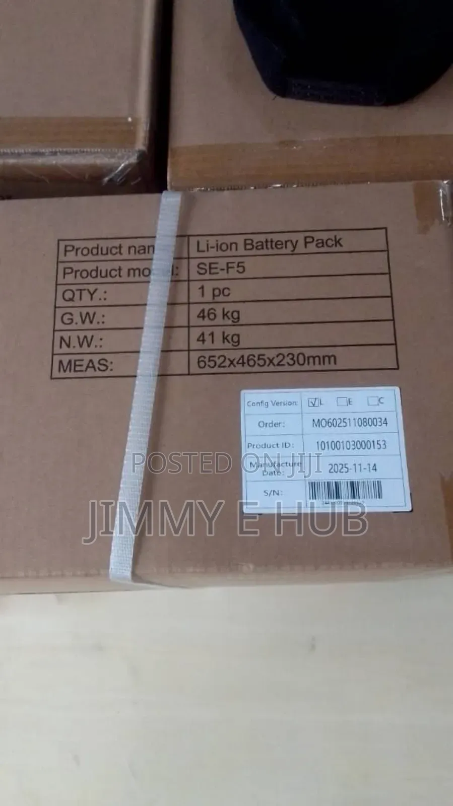 Deye 5.12kw Low Voltage Lithium Battery Se-F5-L