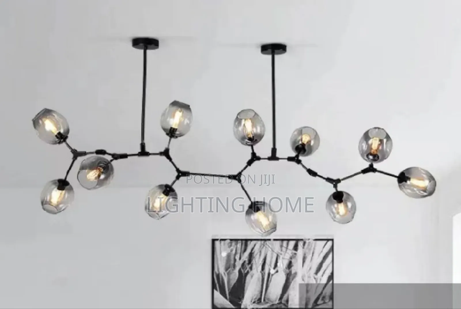 Nodic Chandelier by 11 Glass