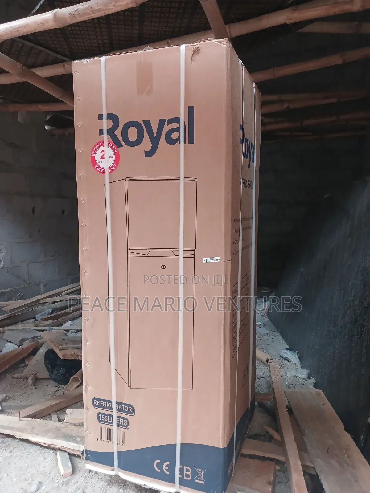 Quality Royal 165litres Standing Double Door Refrigerator With Waranty