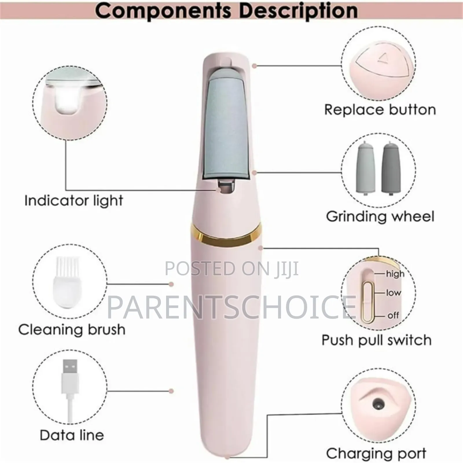 Rechargeable Electric Foot Callus Remover