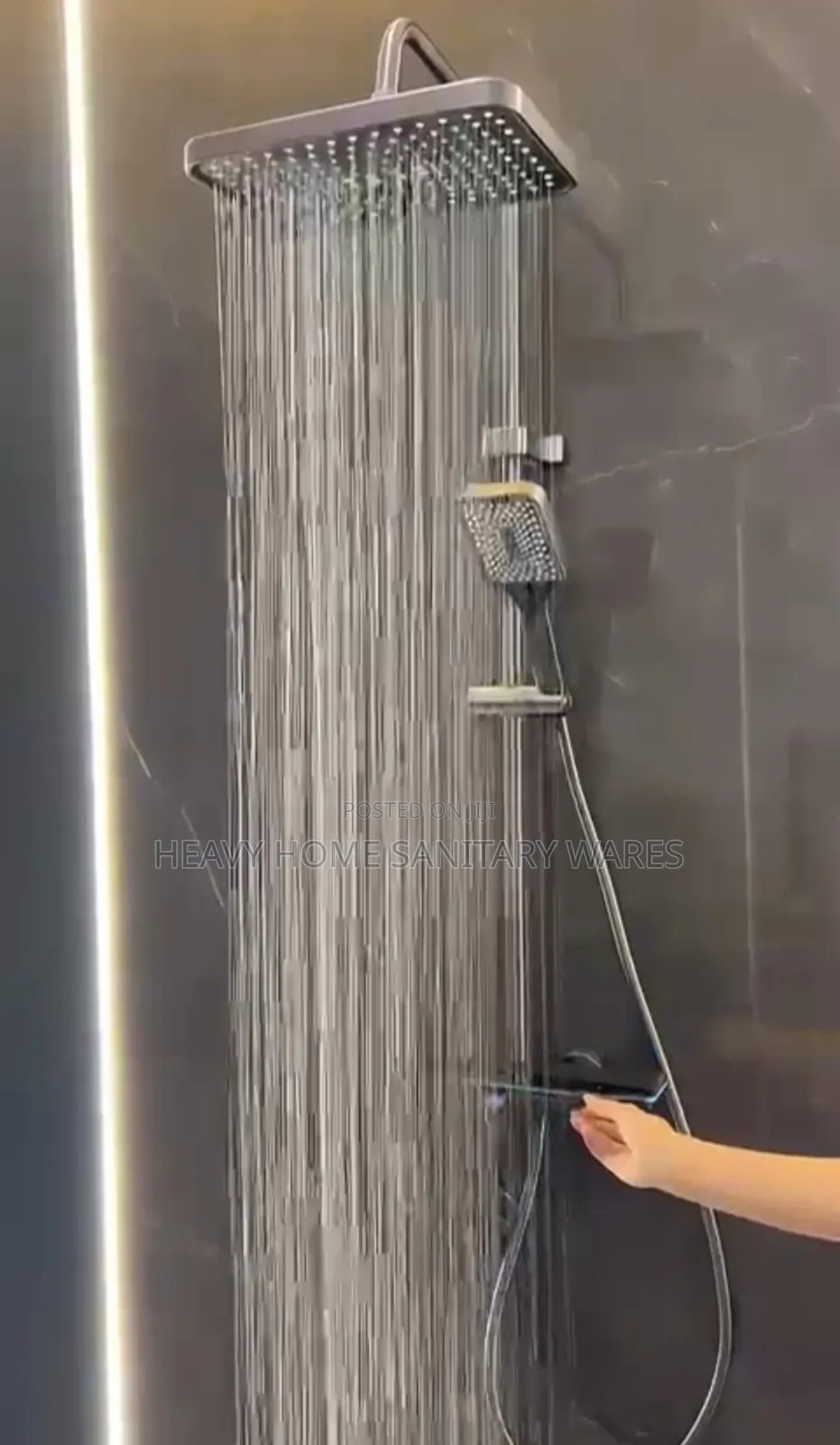 Lighting Shower Bath