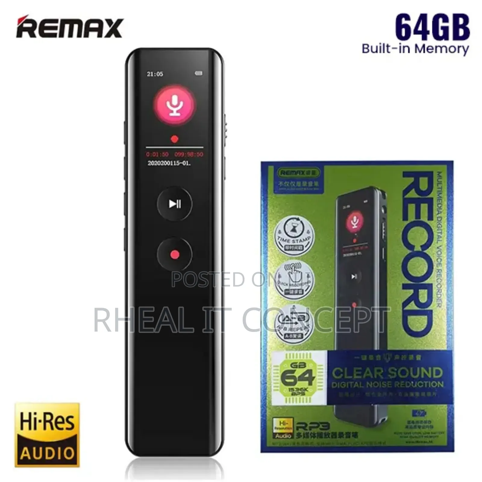 Remax Rp3 Digital Voice Recorder