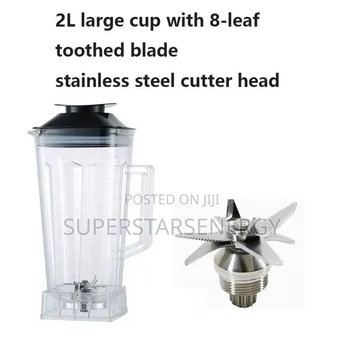 Silver Crest 2l Industrial 8500w Food Crusher Blender With 2 Jar