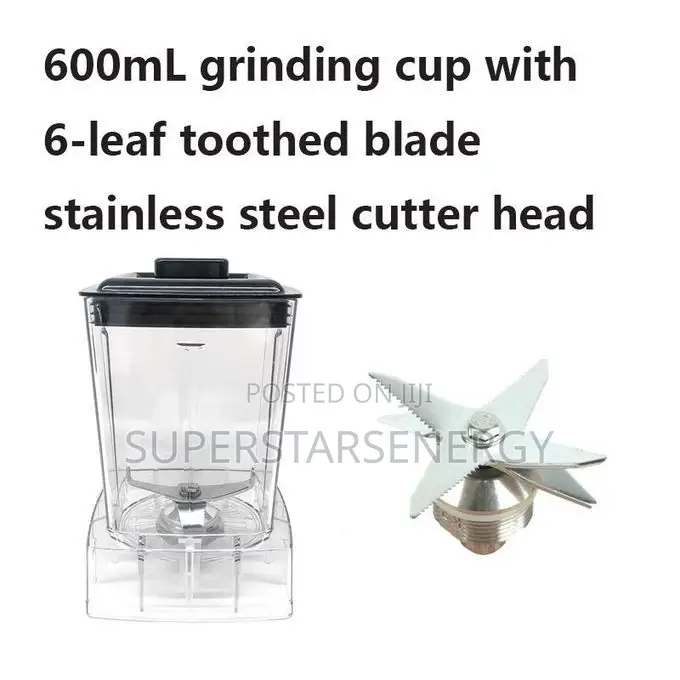 Silver Crest 2l Industrial 8500w Food Crusher Blender With 2 Jar