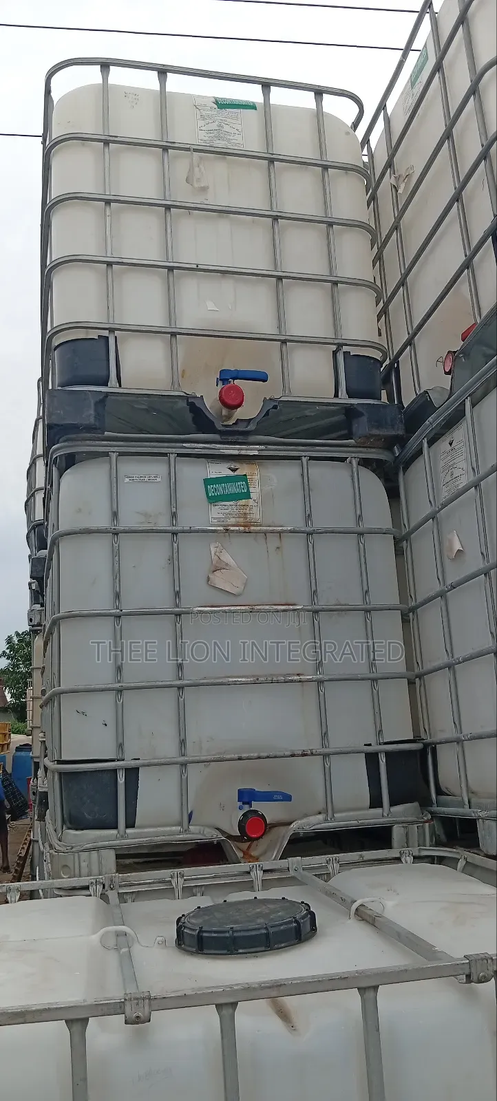 1000-Liter Intermediate Bulk Container (Ibc) Tank