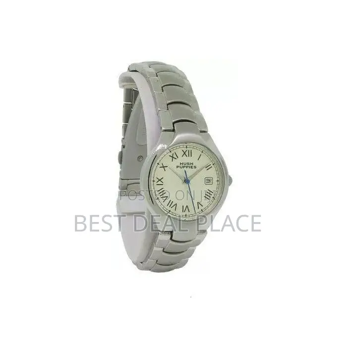 Hush Puppies Women's Roman Numeral Date Stainless Steel Watch