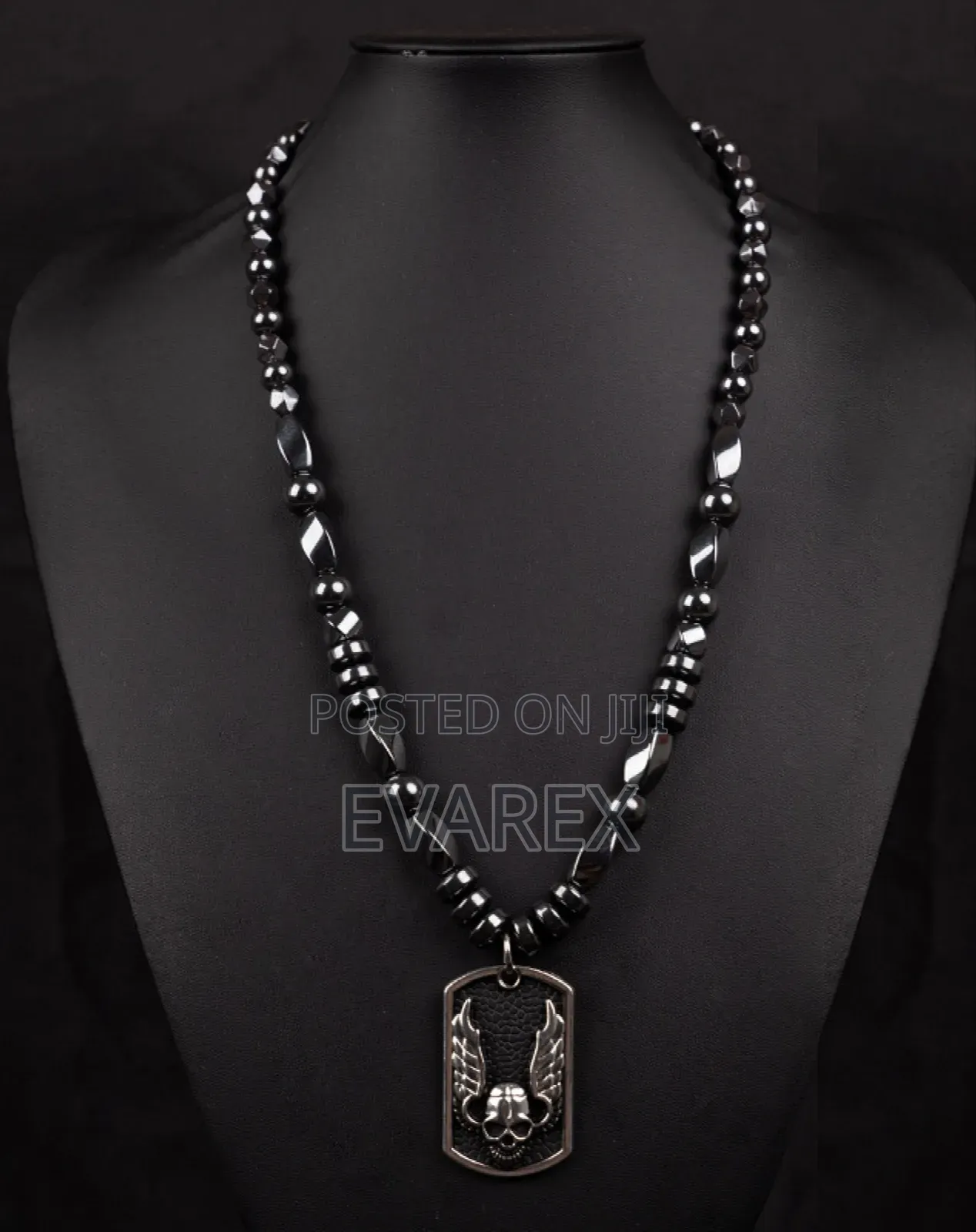 Crystal Black Foreign Bid Necklace