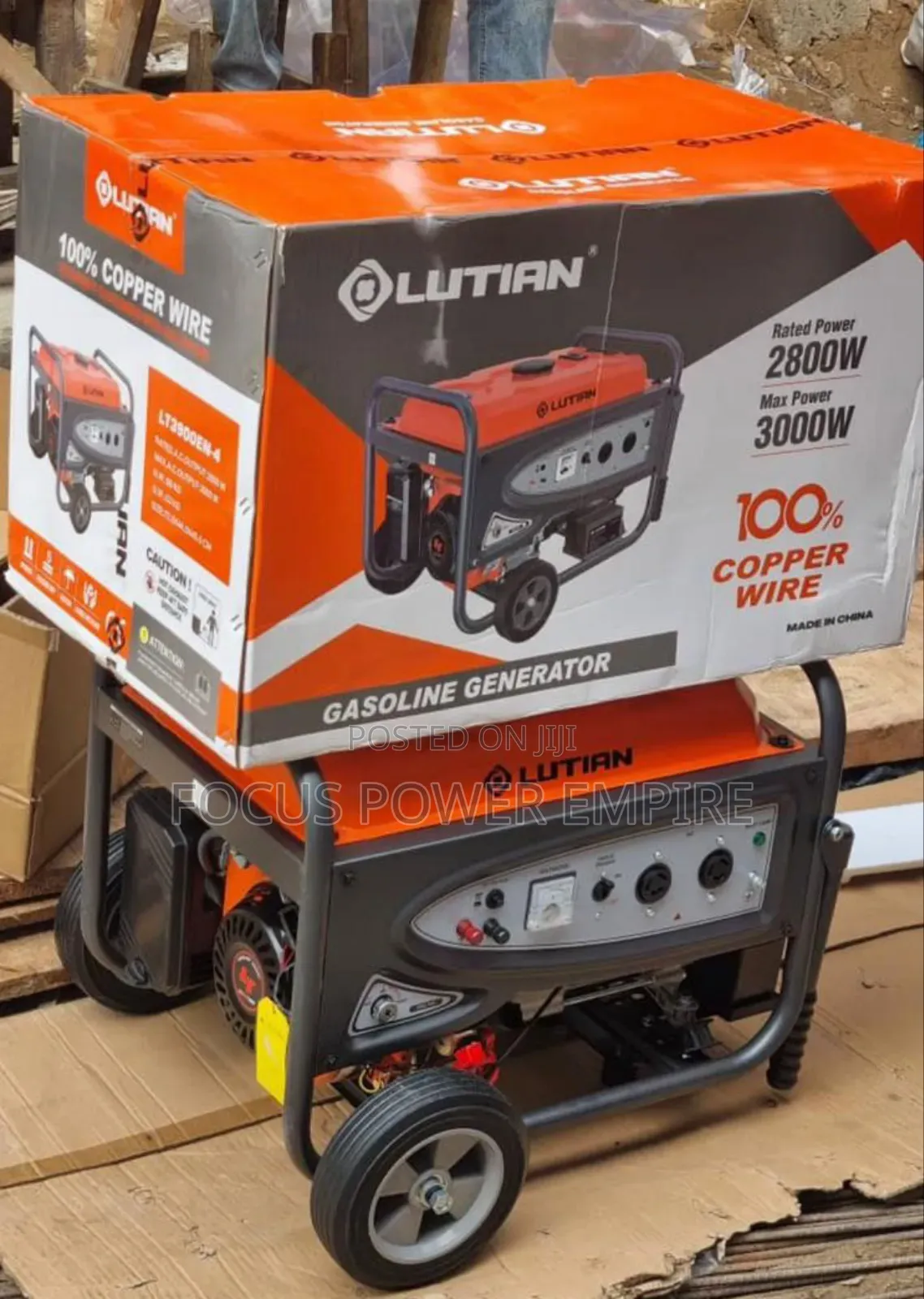 Original 4.5kva of Lutian Gen Silent Noisy Copper Coil