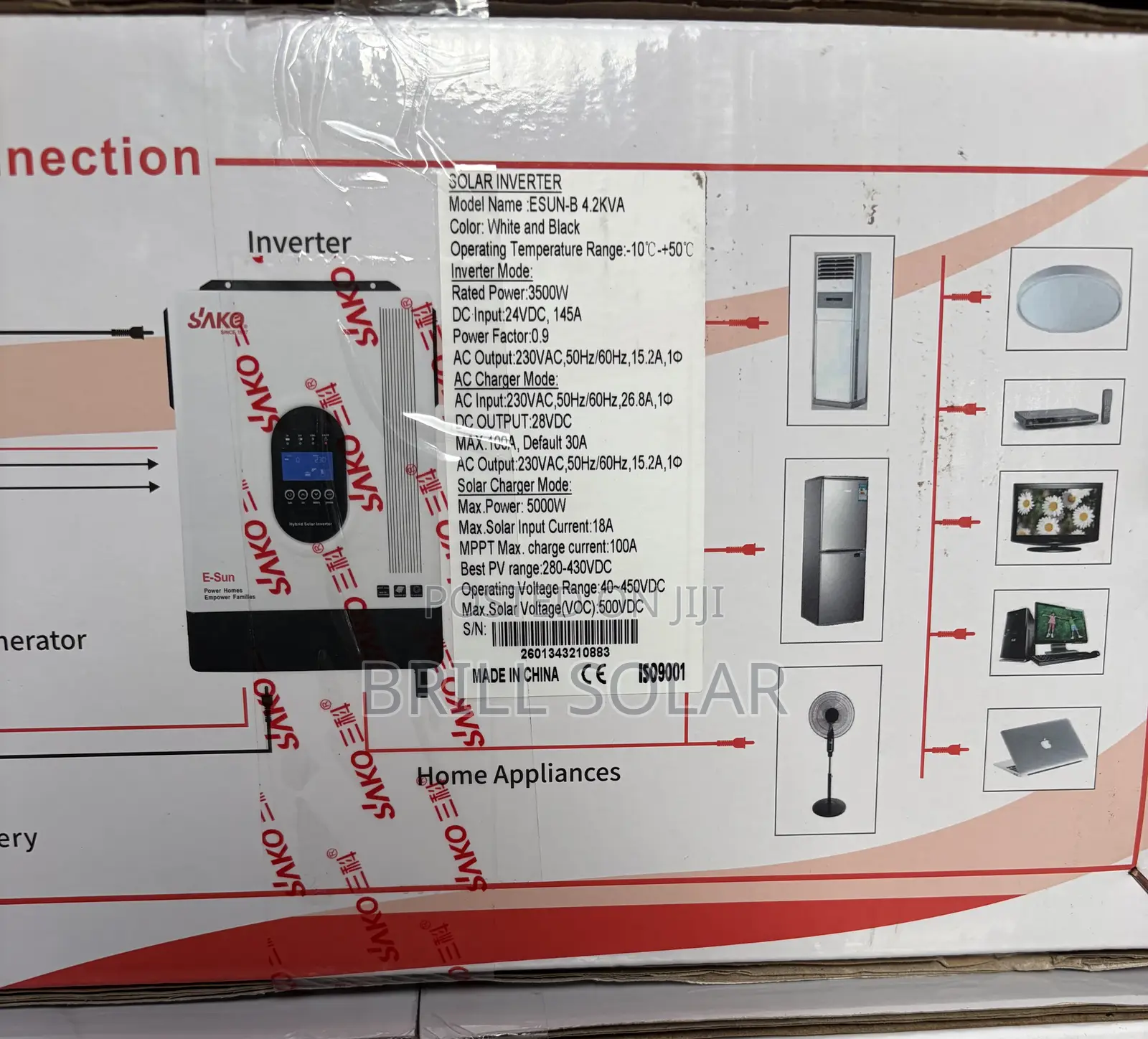 4.2kva-24v Sako Pure Sine Wave Hybrid Inverter (Esun-B)