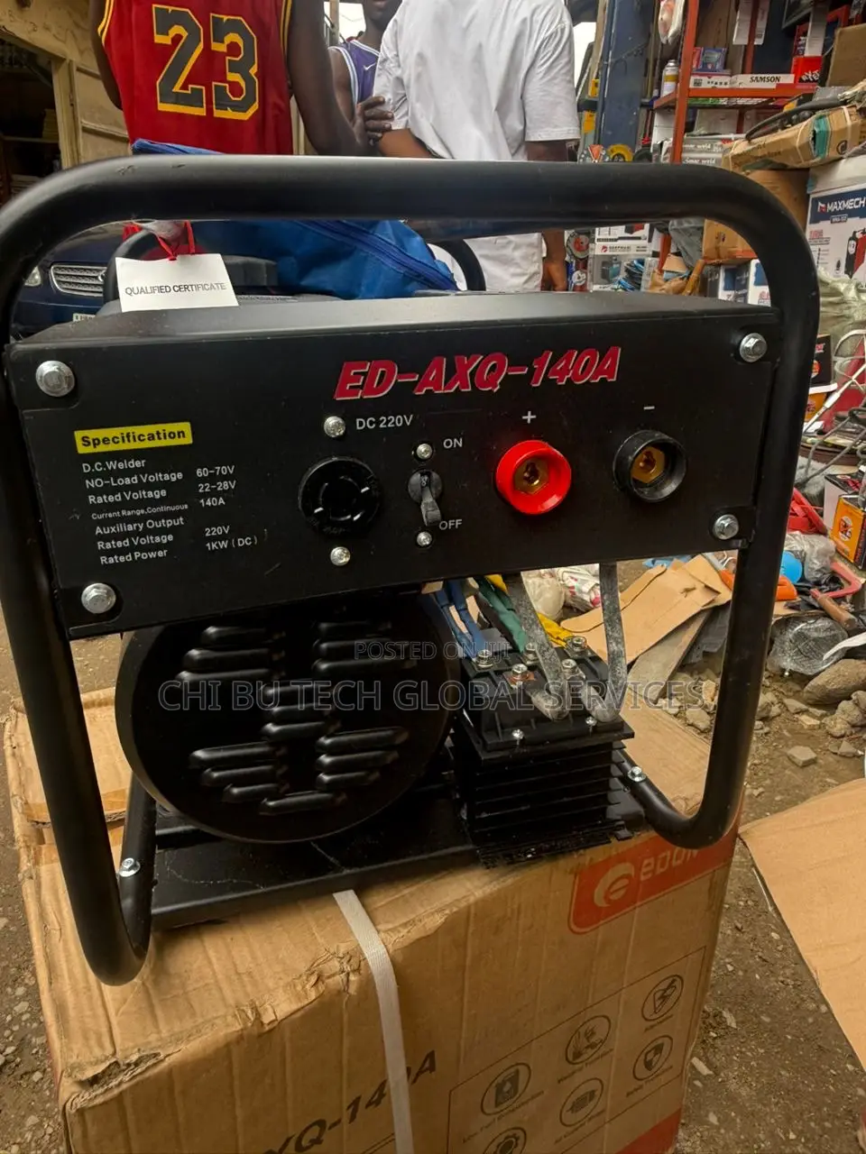 Edon Ed-Axq-140a Gasoline Generator Welder Combo