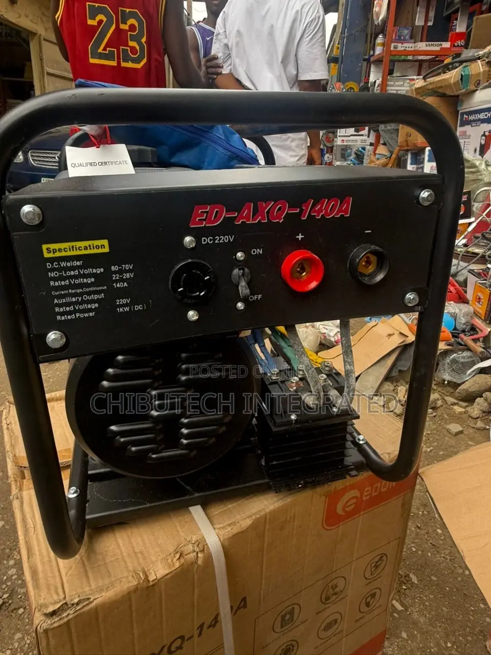 Edon Ed-Axq-140a Gasoline Generator Welder Combo
