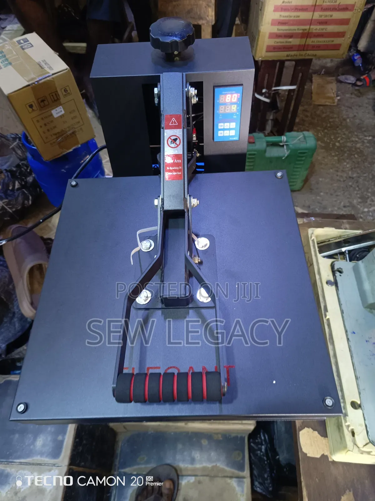Heat Transfer/ Stoning Machine