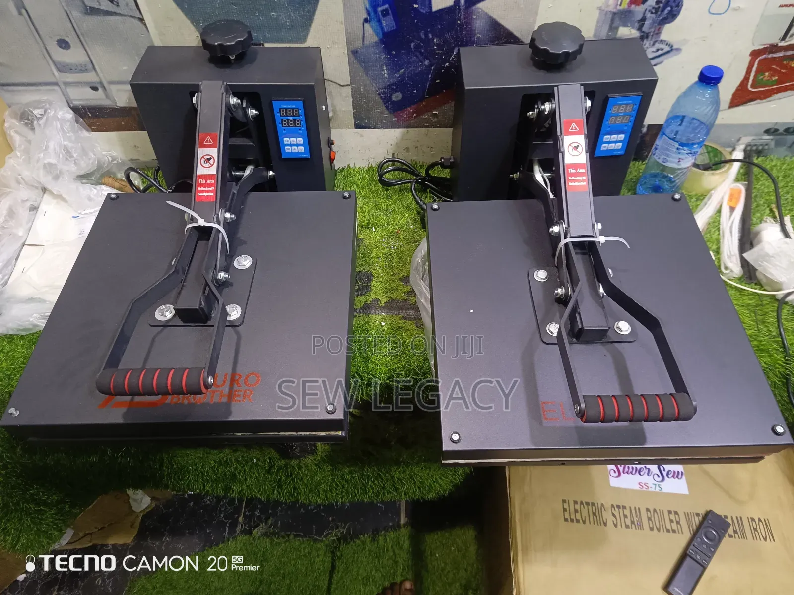 Heat Transfer/ Stoning Machine