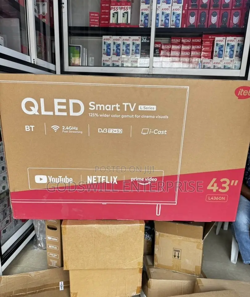 Itel 43” Qled Smart Tv (L Series) – Premium Viewing Experience