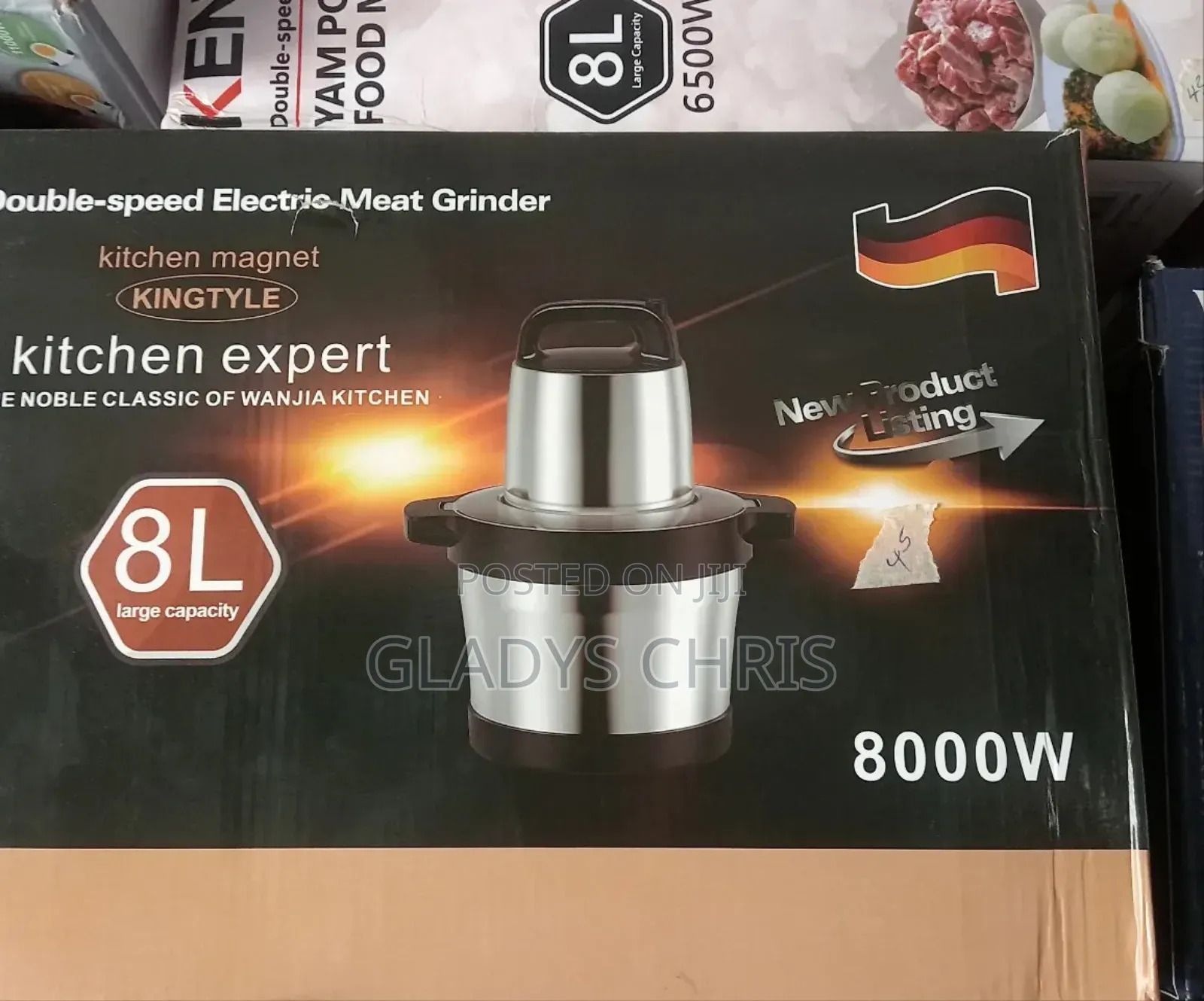 Yam Pounder/Food Processor 8 L