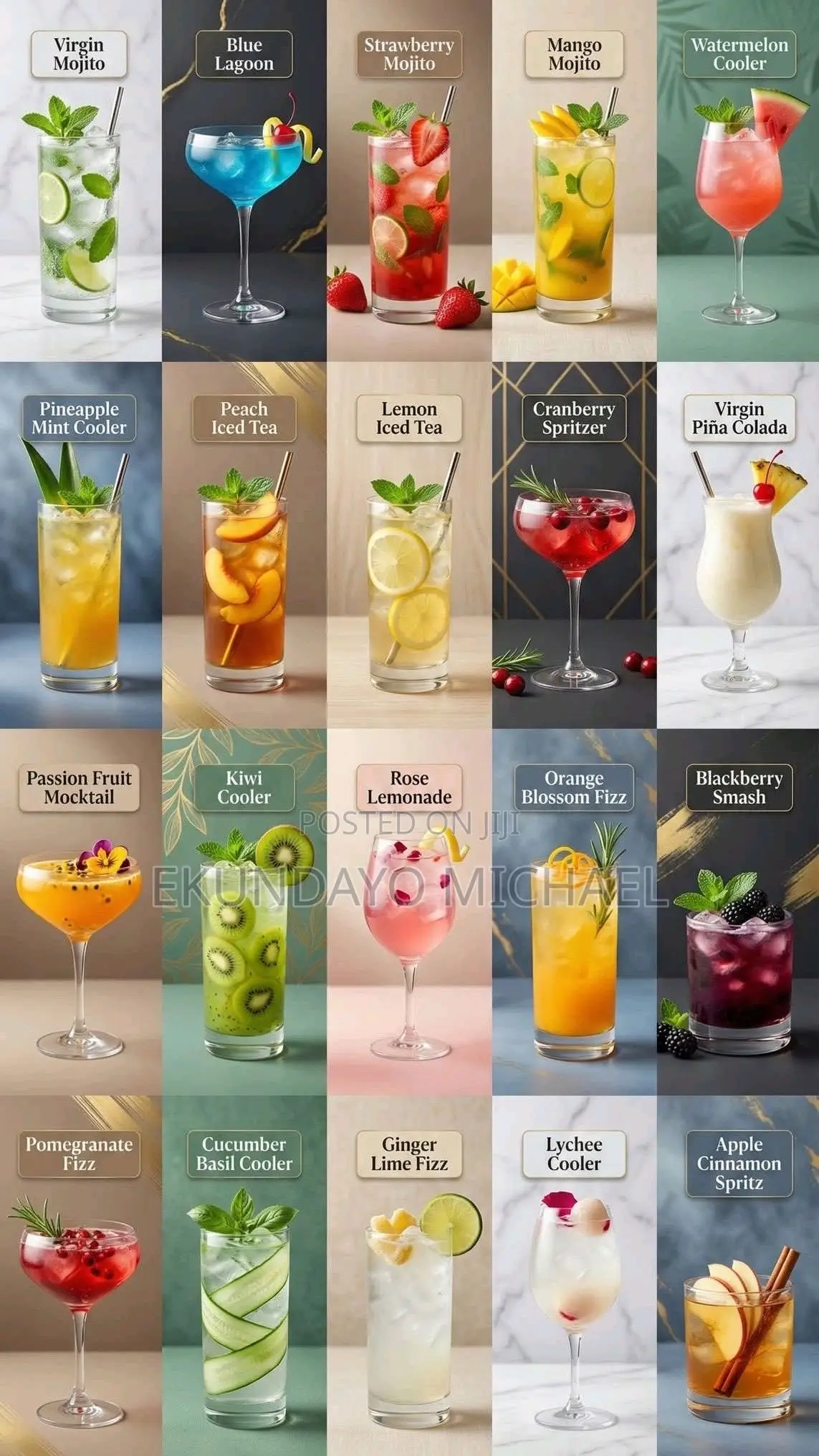 Cocktail Mocktails for Events