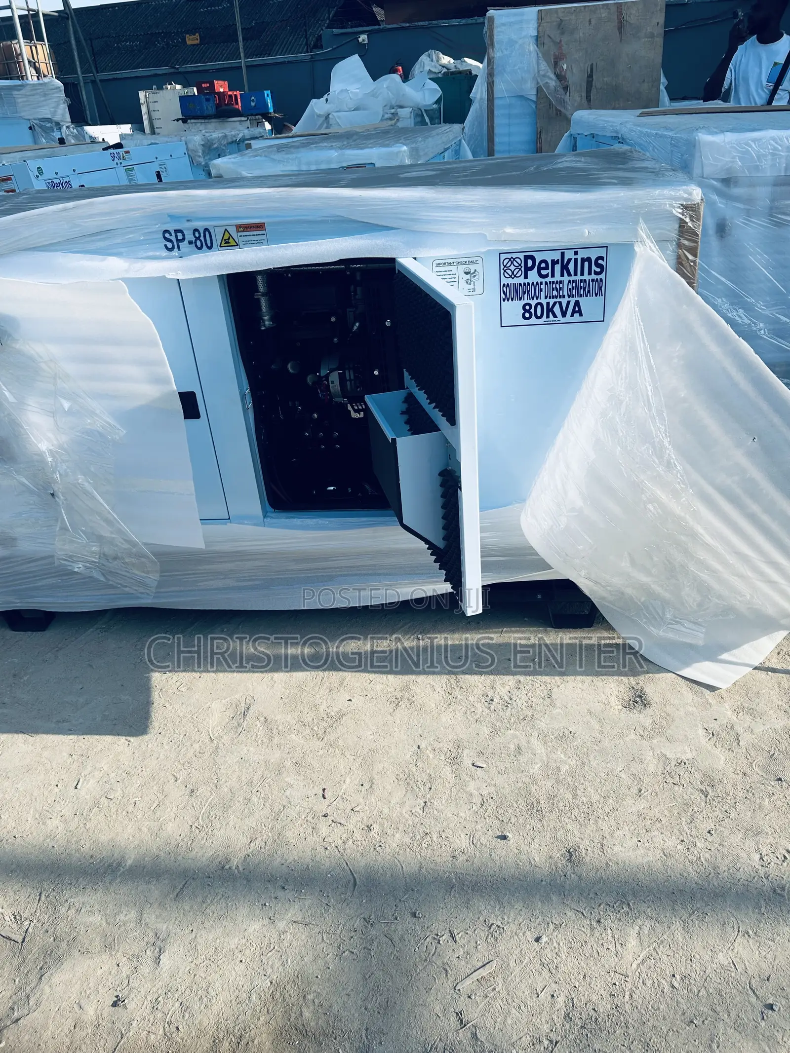 Soundproof Noiseless England Perkins Generator With Warranty