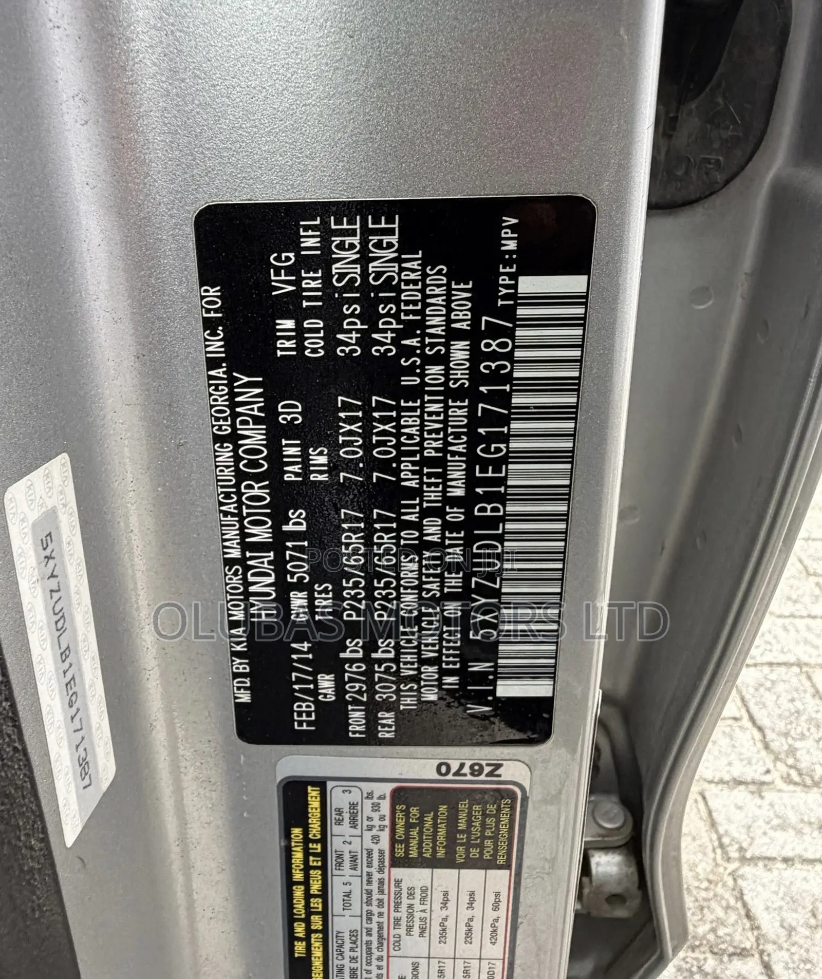 Hyundai Santa Fe 2014 Silver