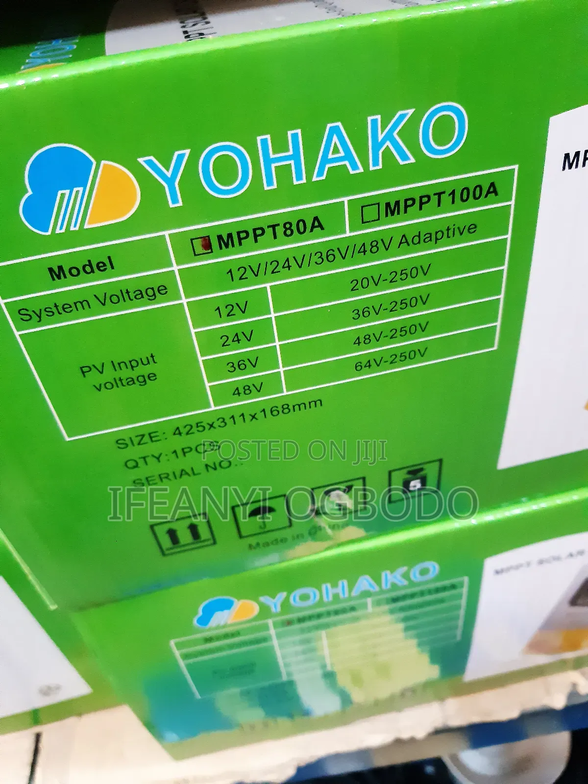 Yohako Solar MPPT Charge Control 80ah