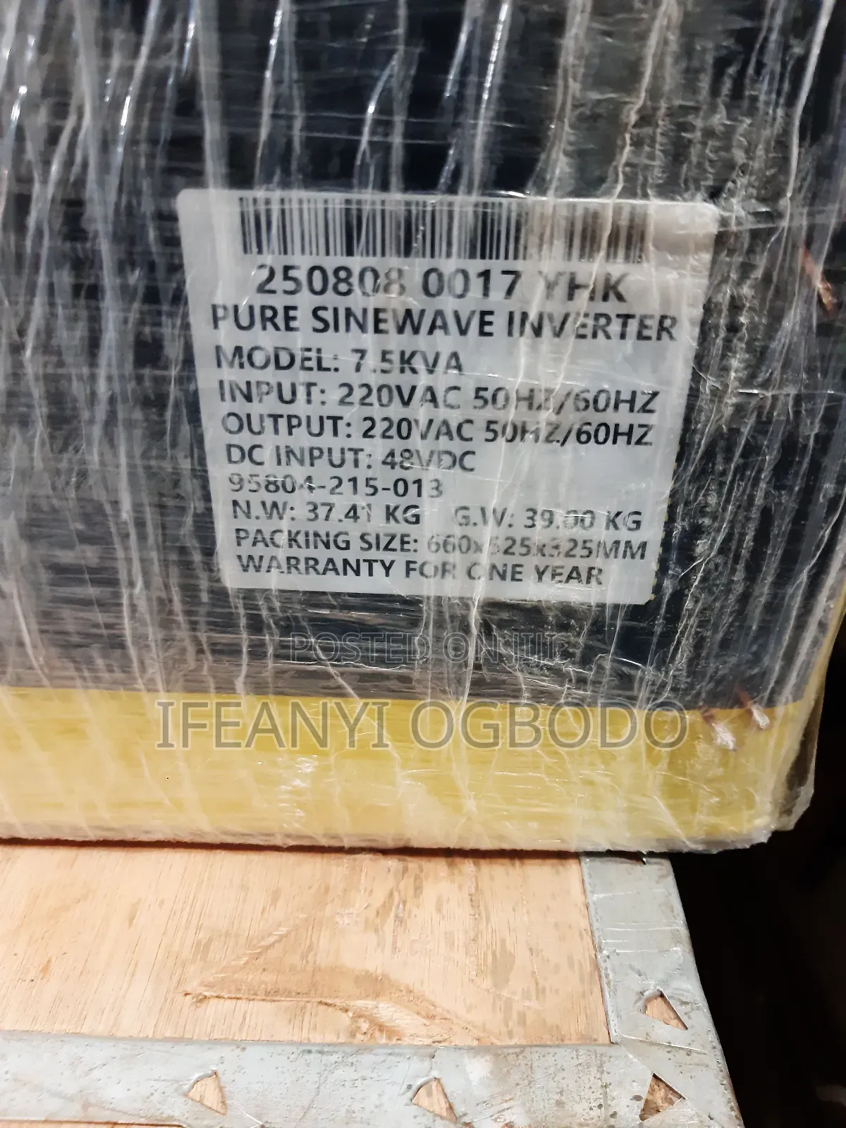 Yohako Solar Inverter 7.5kva 48v