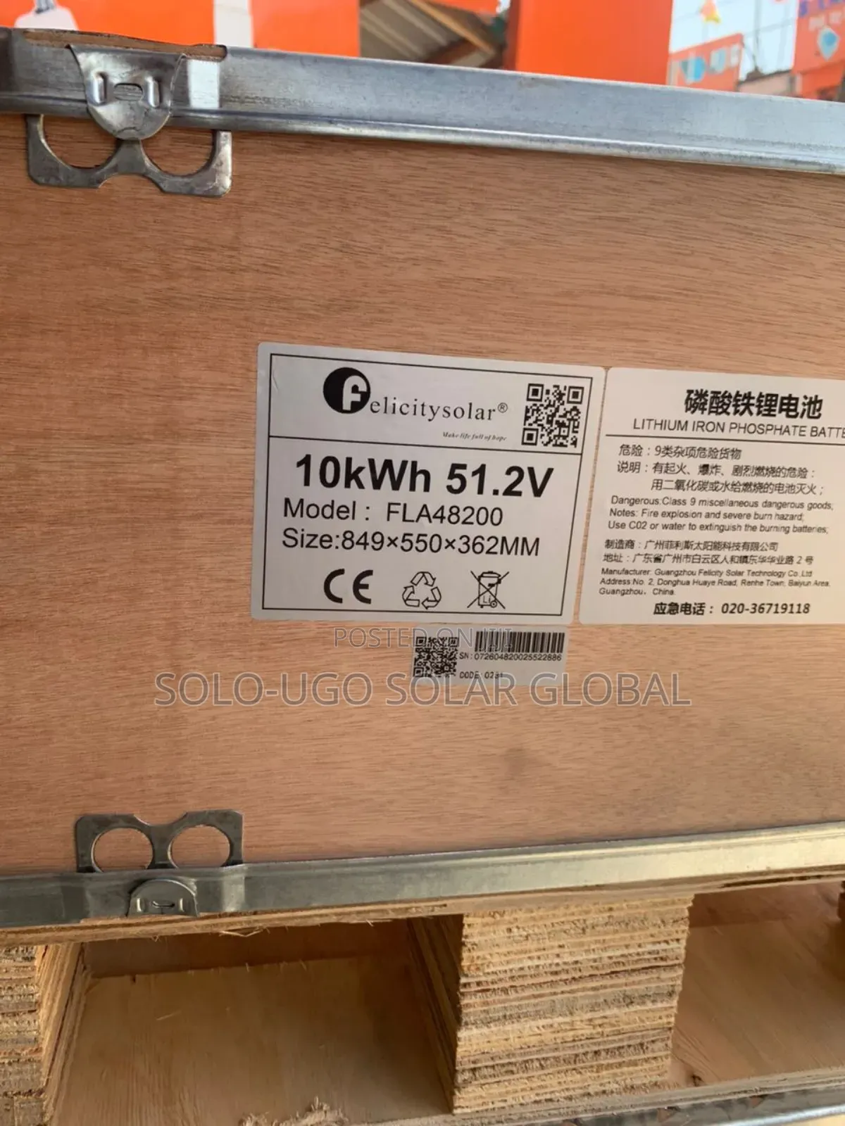 Fla48200(10kwh) Felicity Lithium Ion Batteries