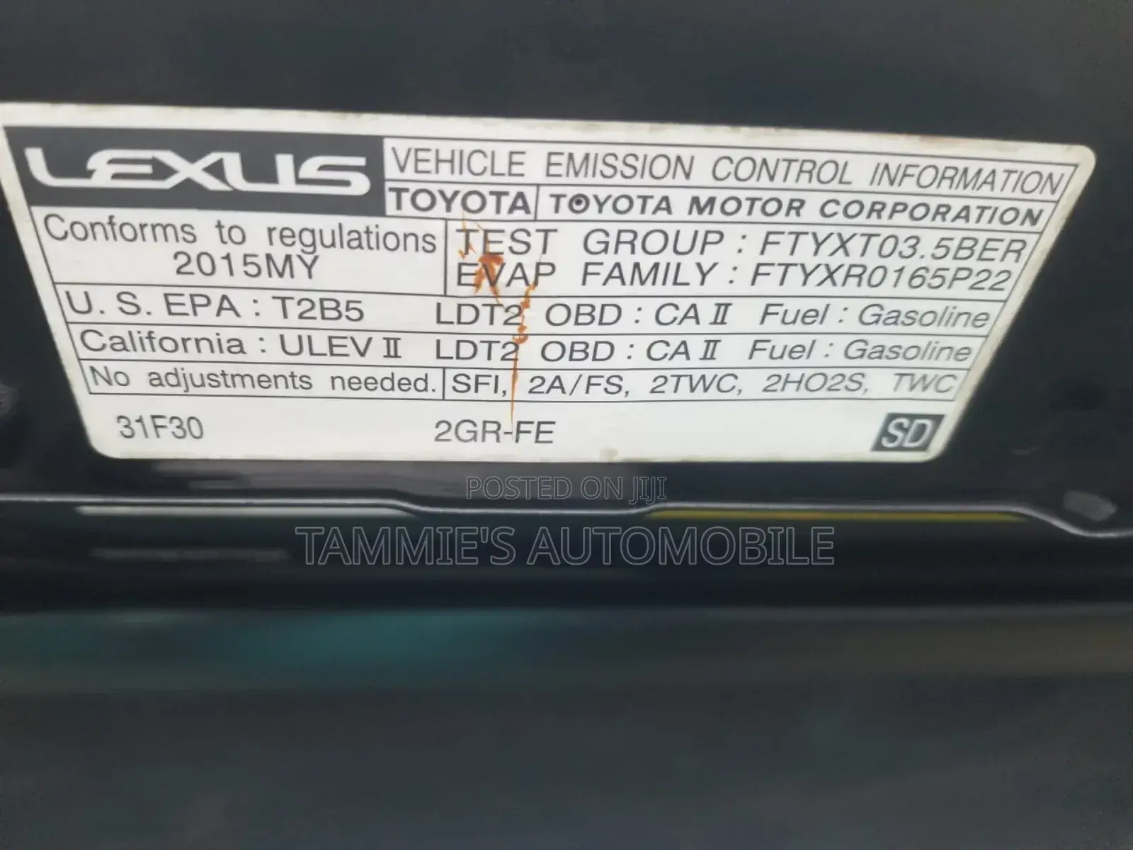 Lexus RX 350 AWD 2015 Black