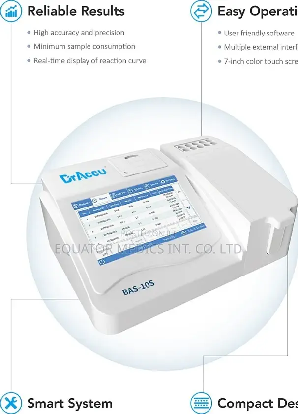 Dr Accu SCA420 Semi-Auto Chemistry Analyzer