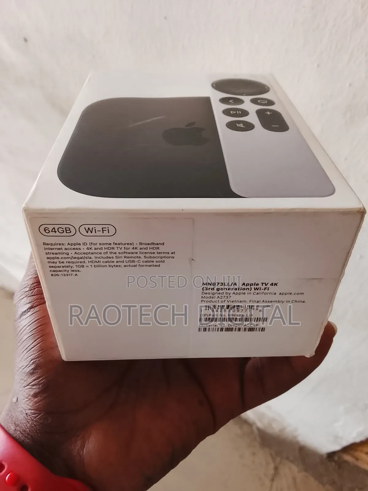Apple Tv Box 64gb Wifi 3rd Gen