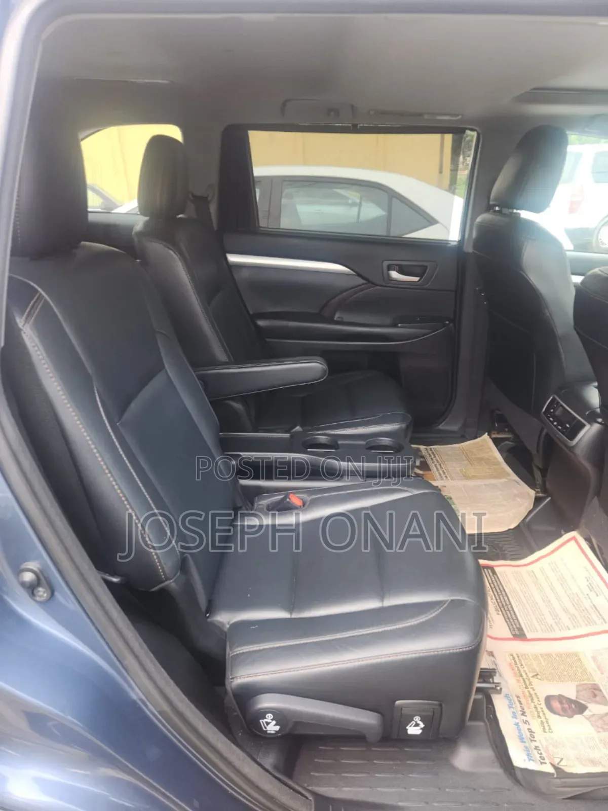 Toyota Highlander XLE 4x4 V6 (3.5L 6cyl 8A) 2017 Blue