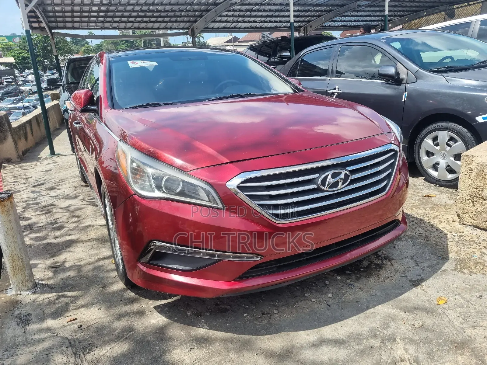 Hyundai Sonata Limited 4dr Sedan (2.4L 4cyl 6A) 2015 Red