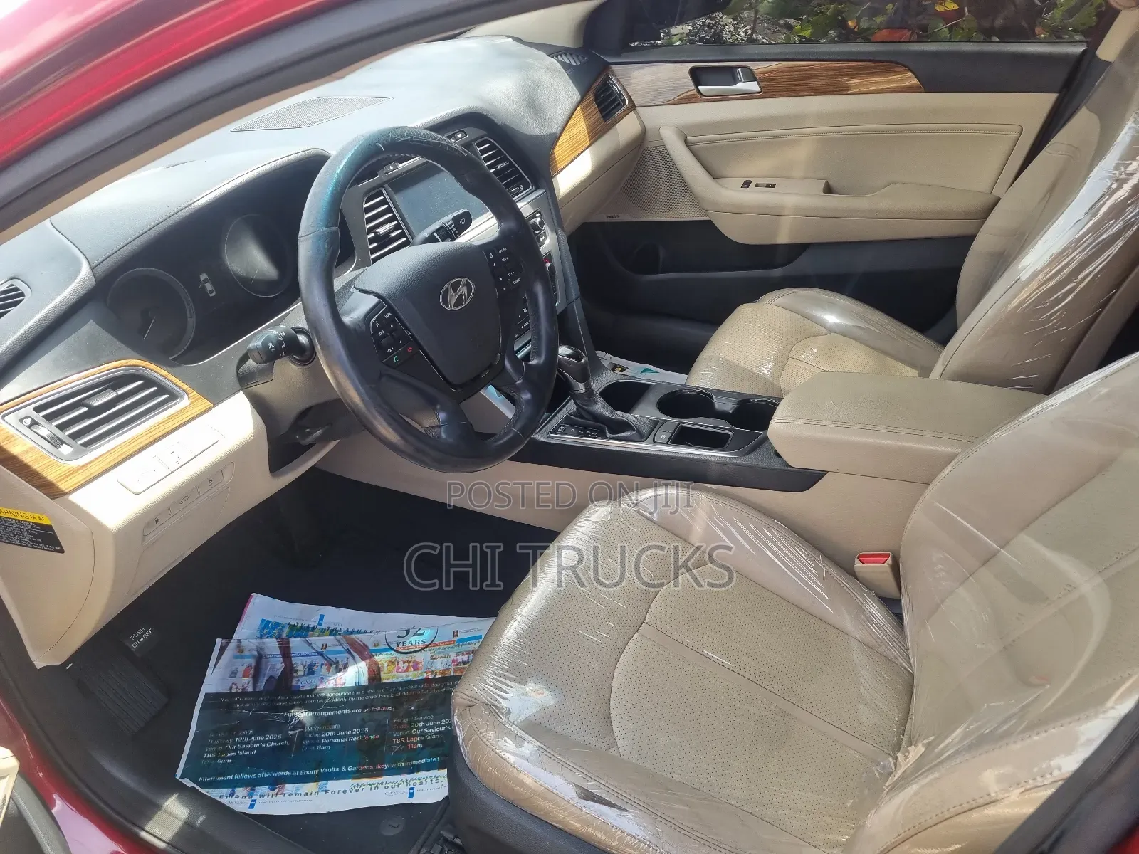 Hyundai Sonata Limited 4dr Sedan (2.4L 4cyl 6A) 2015 Red