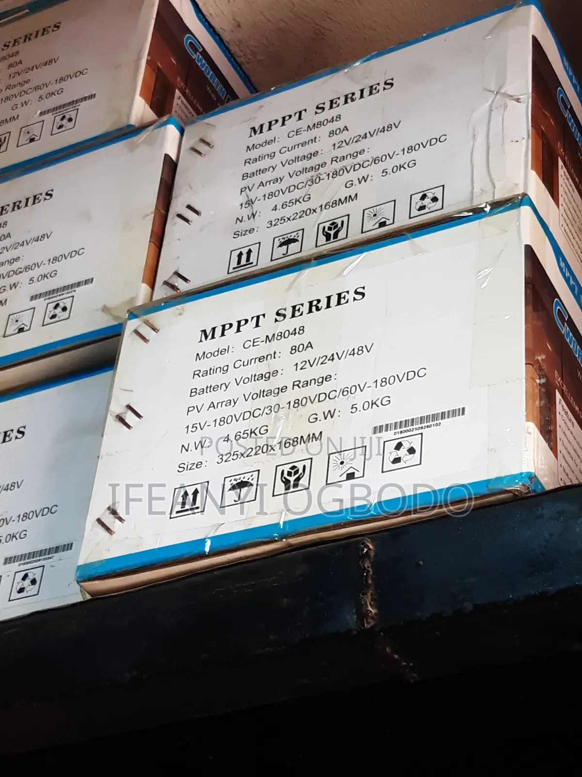 Cworth Energy Solar MPPT Charge Control 80ah