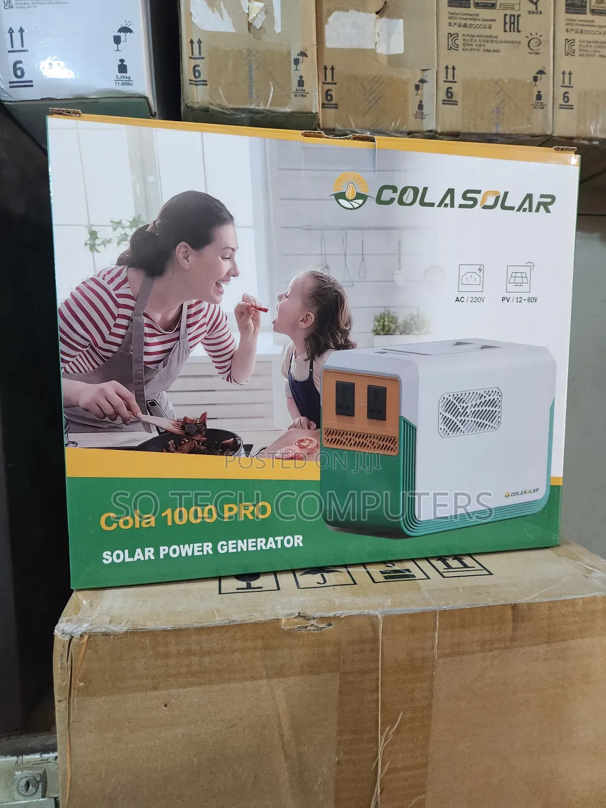 Colasolar 1kwh Solar Generator Cola 1000 Pro Lithium Battery