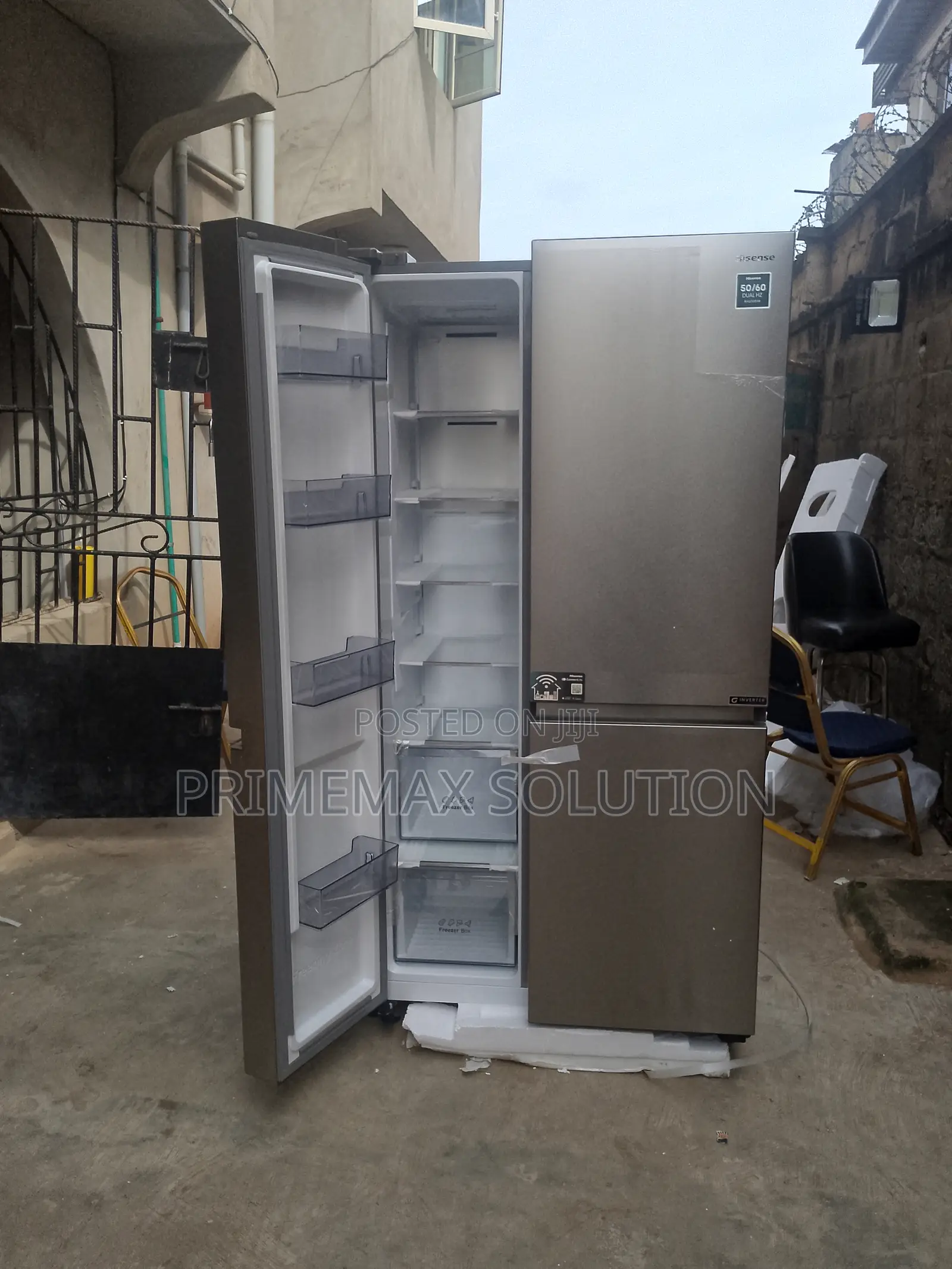 Hisense Side by Side Refrigerator Rs-87-Ws - Large Capacity