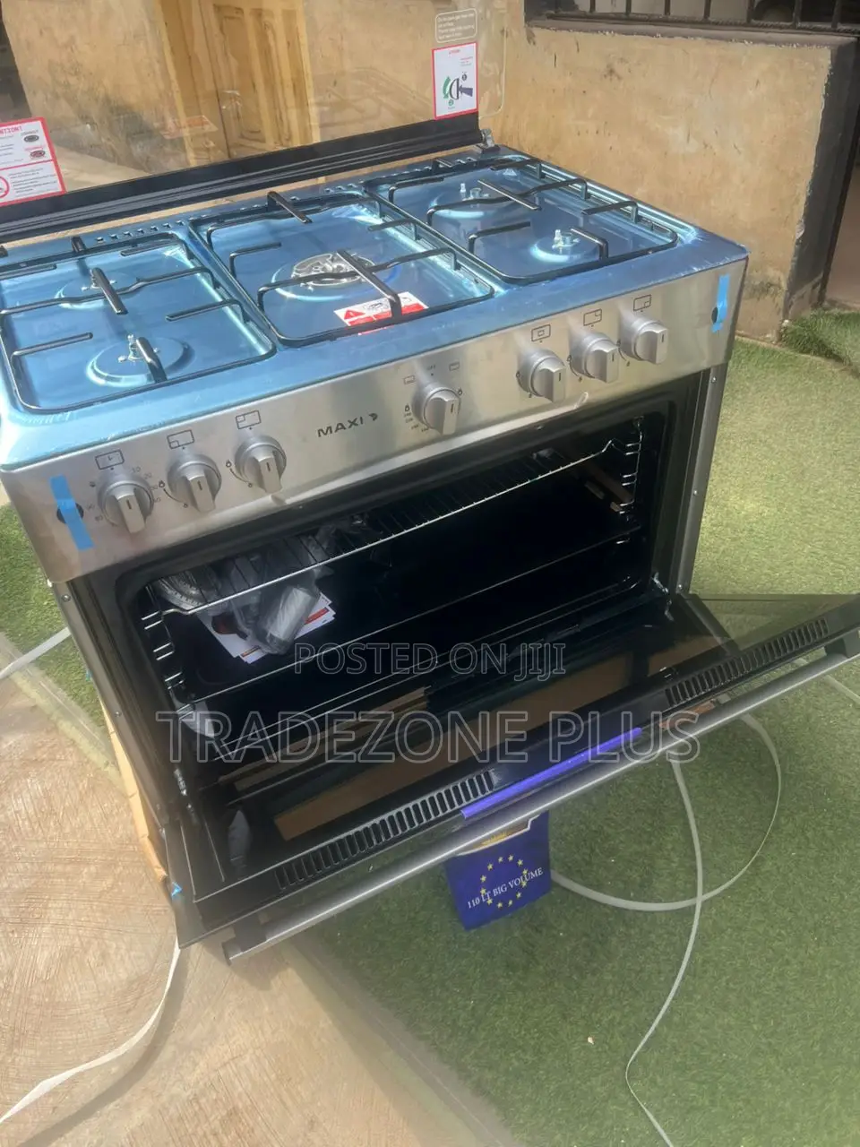 Maxi 5 Burner Gas Stove – Fast Even Heat Distribution