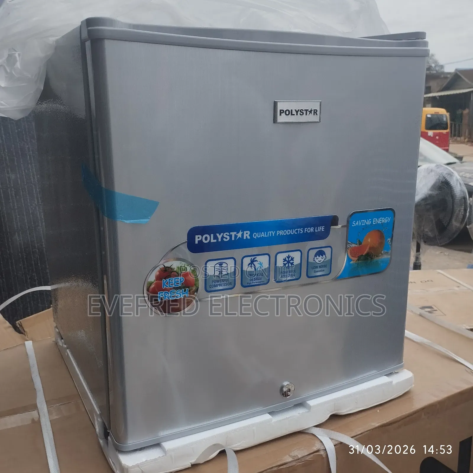 Brand New Polystar Bedside Fridge for Hotels and Apartments in Benin