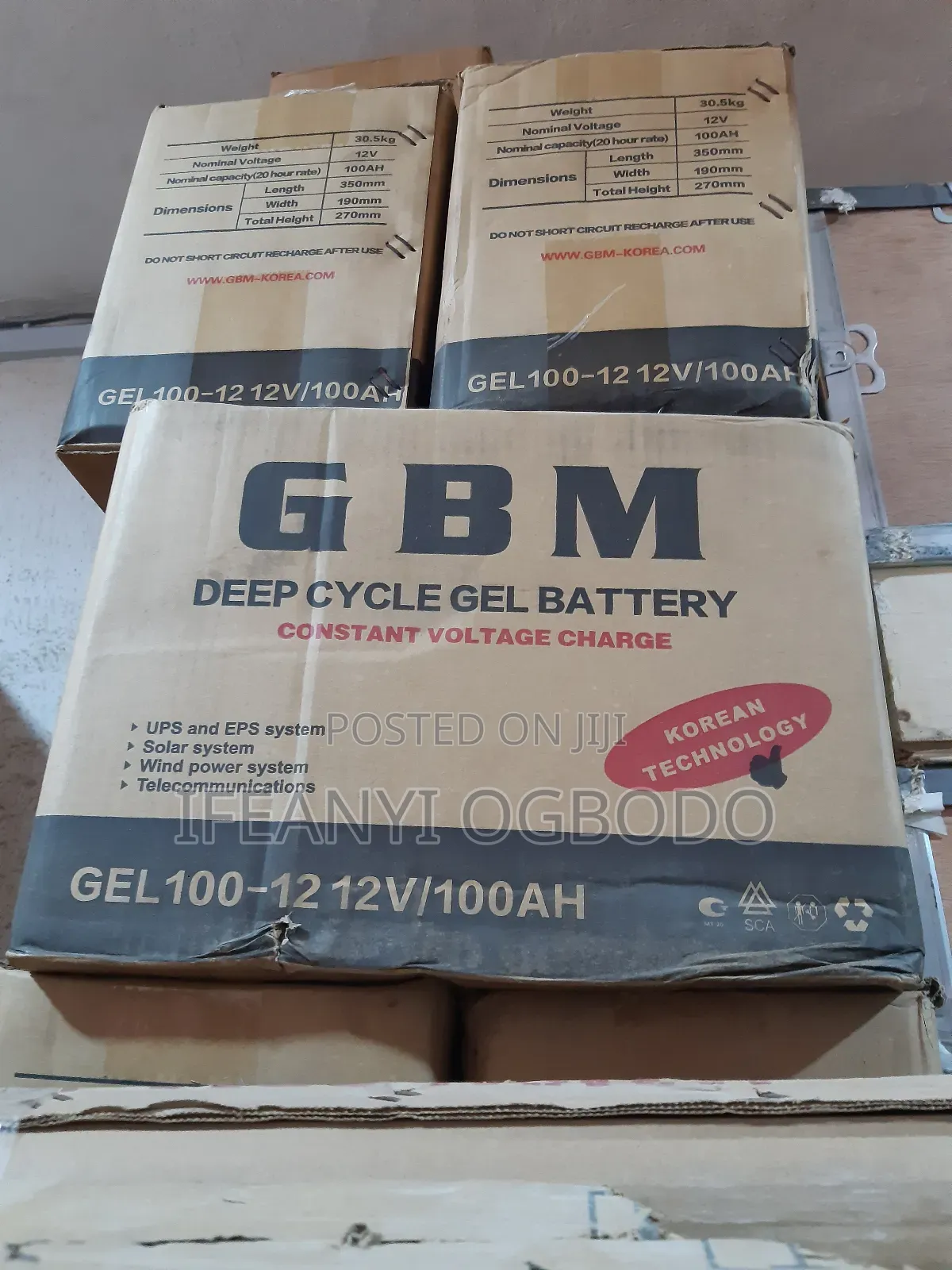 100ah 12v GBM