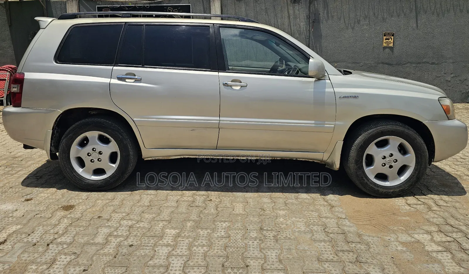 Toyota Highlander Limited V6 2005 Silver